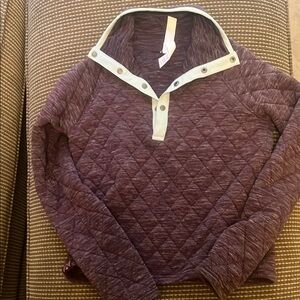 Oiselle Quilted Lauren Pullover size XS